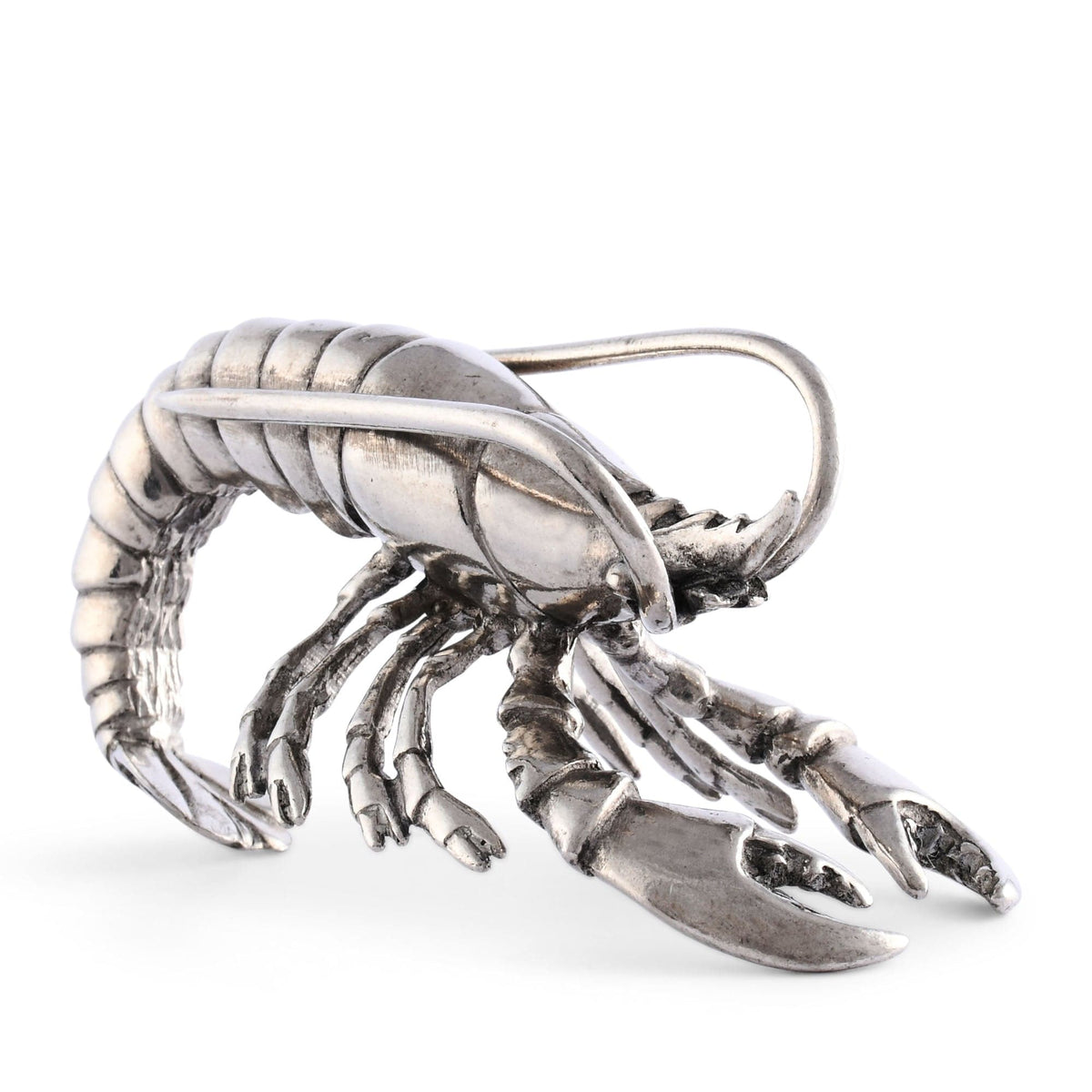 Vagabond House Sea and Shore Pewter Prawn Napkin Ring