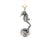 Vagabond House Sea and Shore Pewter Seahorse Candlestick