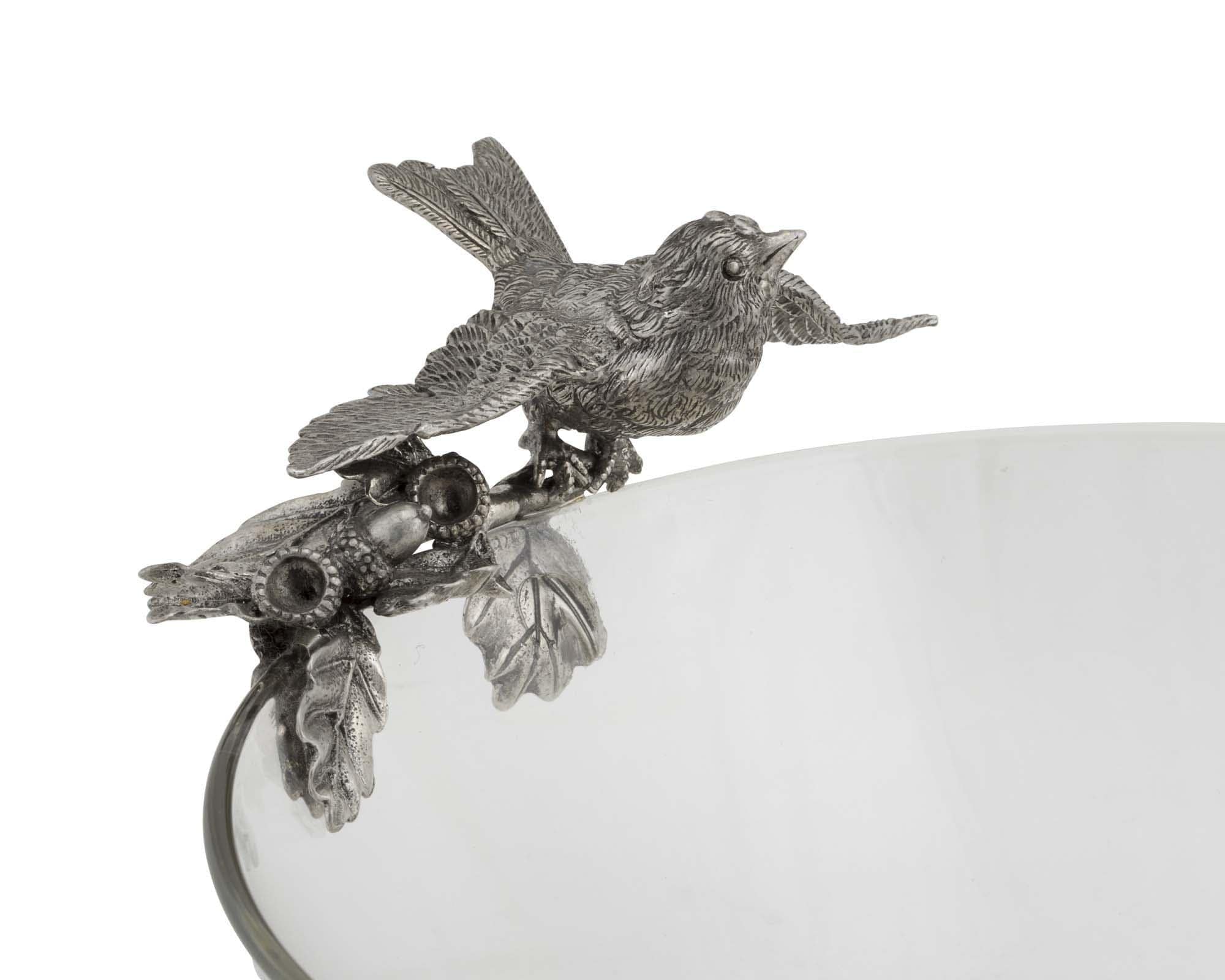 Vagabond House Song Bird Song Bird Glass Bowl