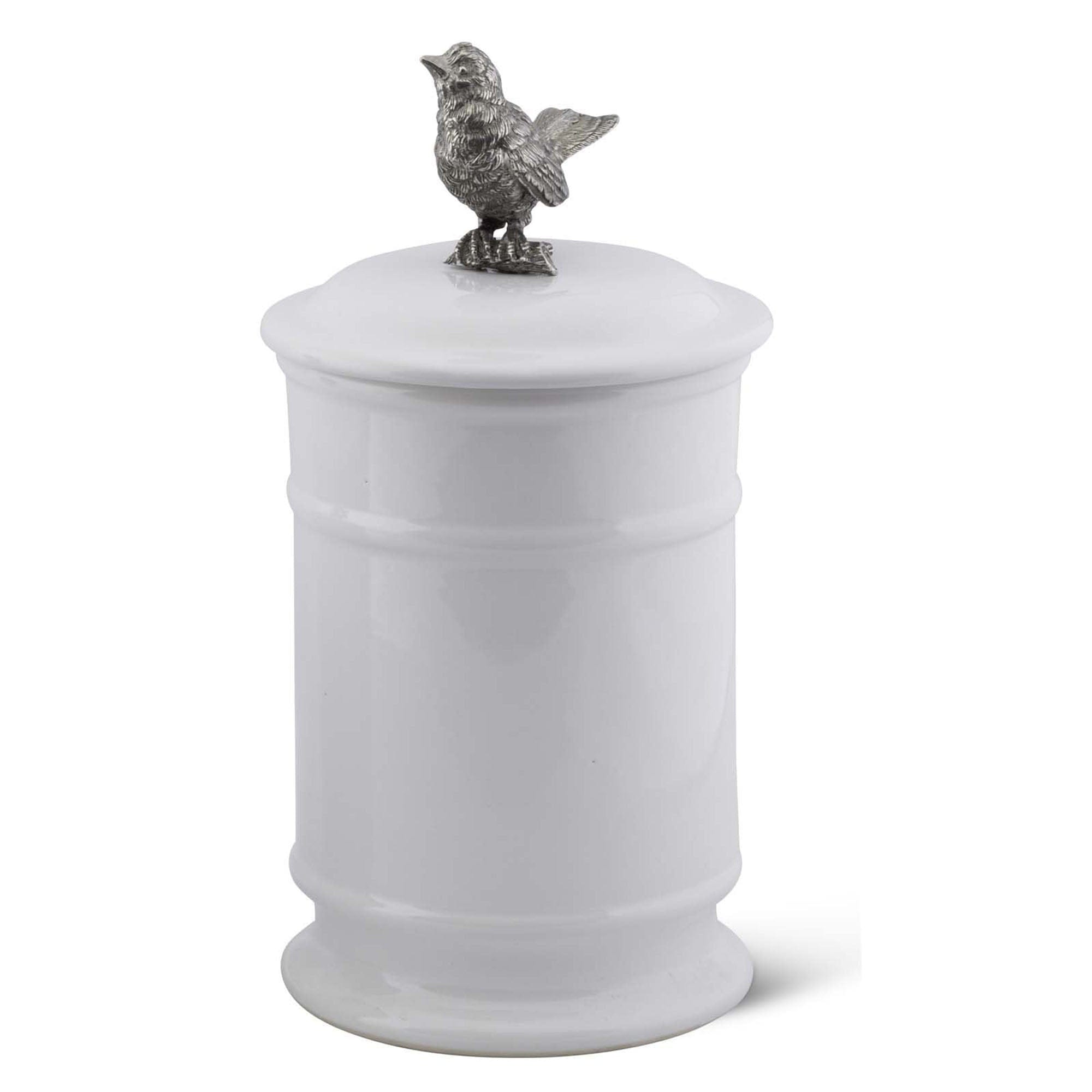 Vagabond House Song Bird Tall Song Bird Stoneware Canister