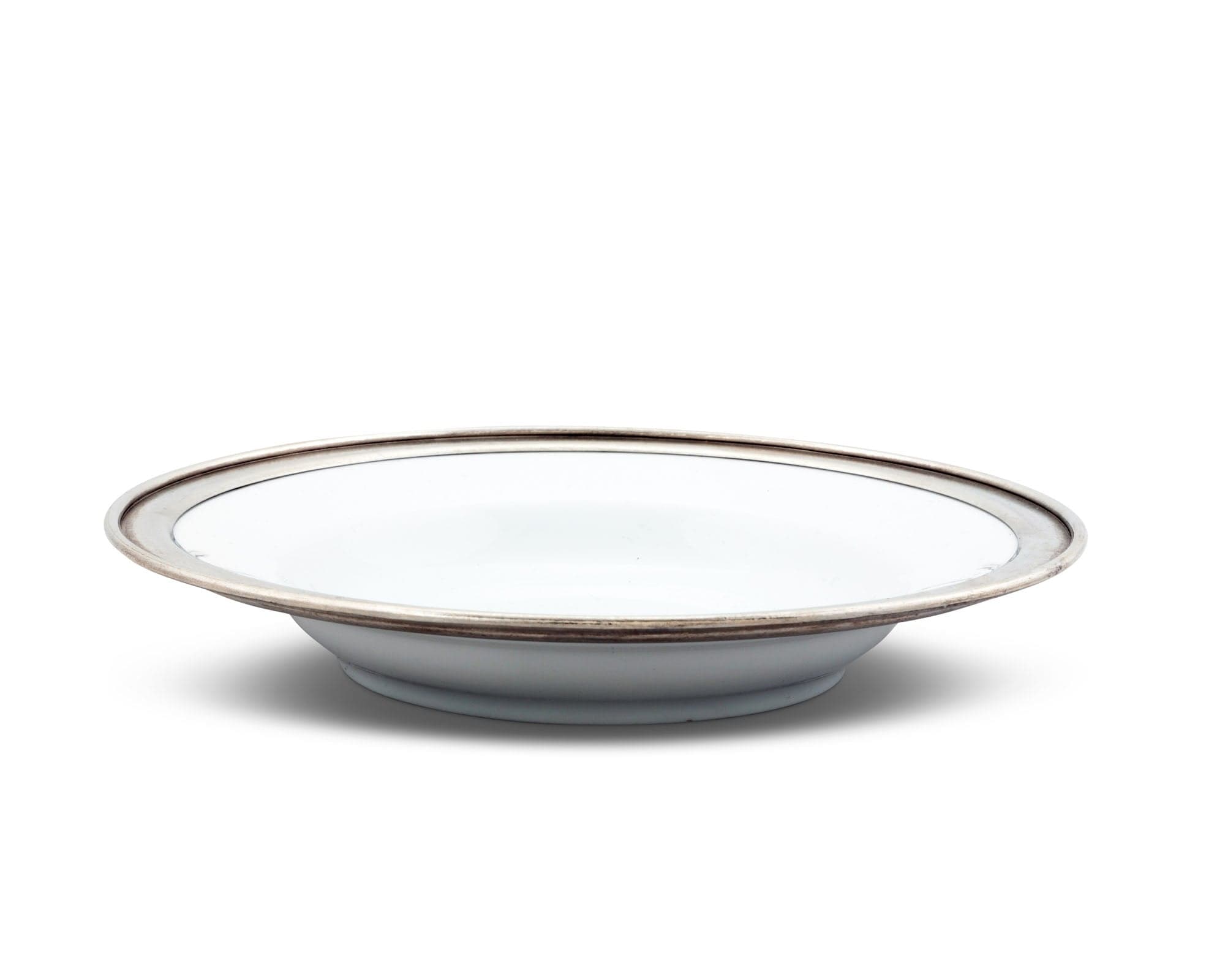 Vagabond House Tribeca Classic Pewter Rim Soup Bowl