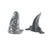 Vagabond House Tropical Tales Pewter Alligator Salt & Pepper Set