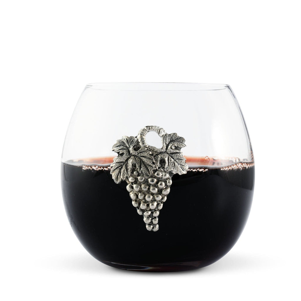 Vineyard Stemless Red Wine Glass + Reviews