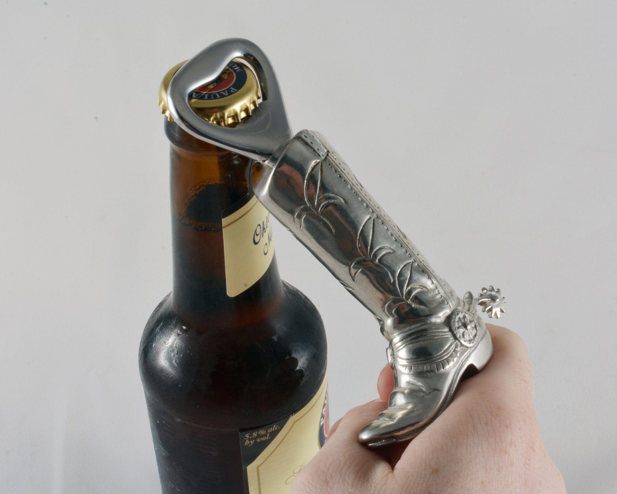 Vagabond House Western Frontier Cowboy Boot Bottle Opener