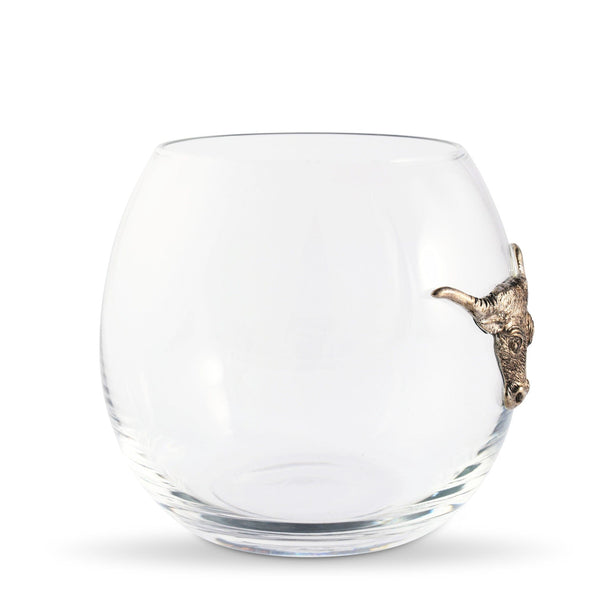 Pewter Graphics Alligator Stemless Wine Glass — Hillyer House