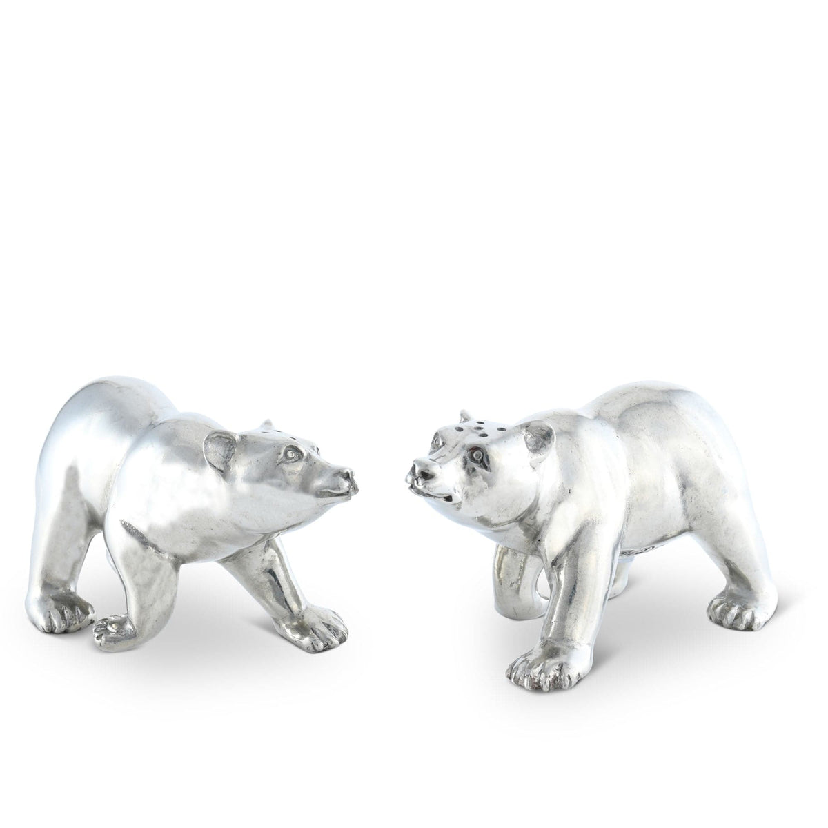 Vagabond House Woodland Creatures Pewter Polar Bear Salt &amp; Pepper Shaker