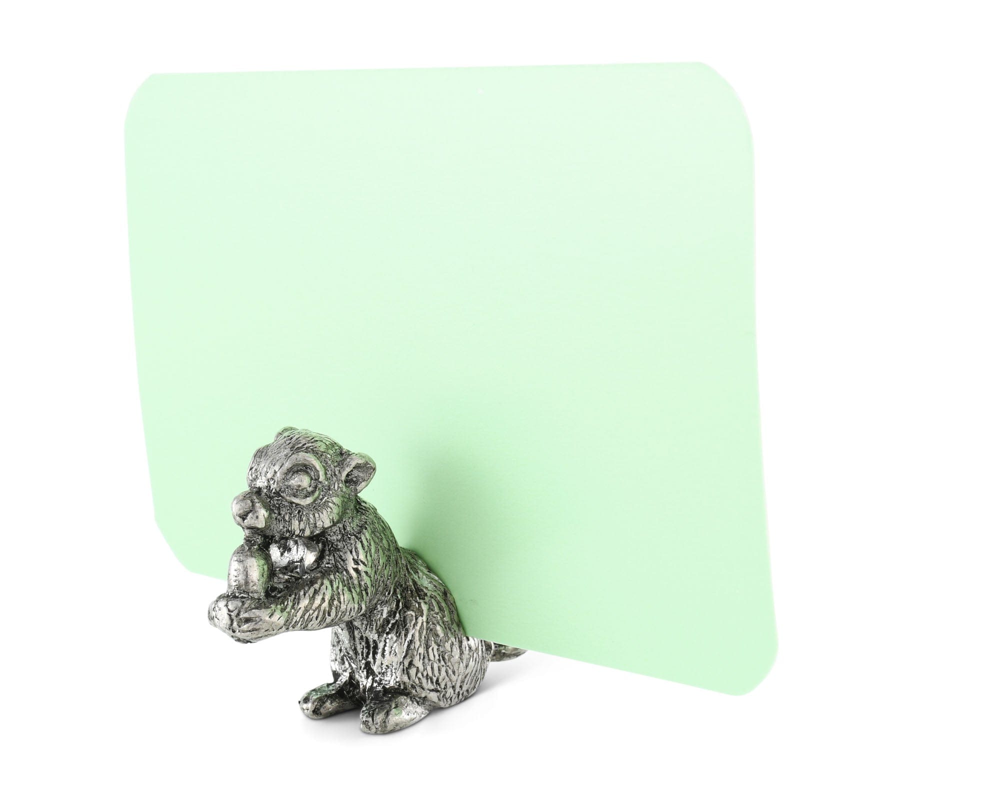 Vagabond House Woodland Creatures Pewter Squirrel Place Card Holder