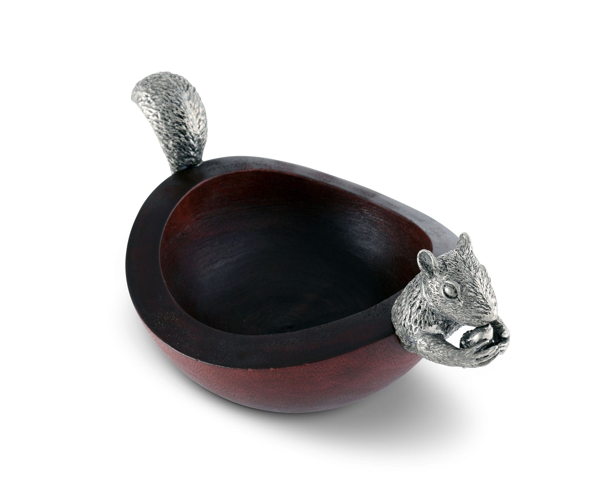 Vagabond House Woodland Creatures Squirrel Head and Tail Nut Bowl - Sm