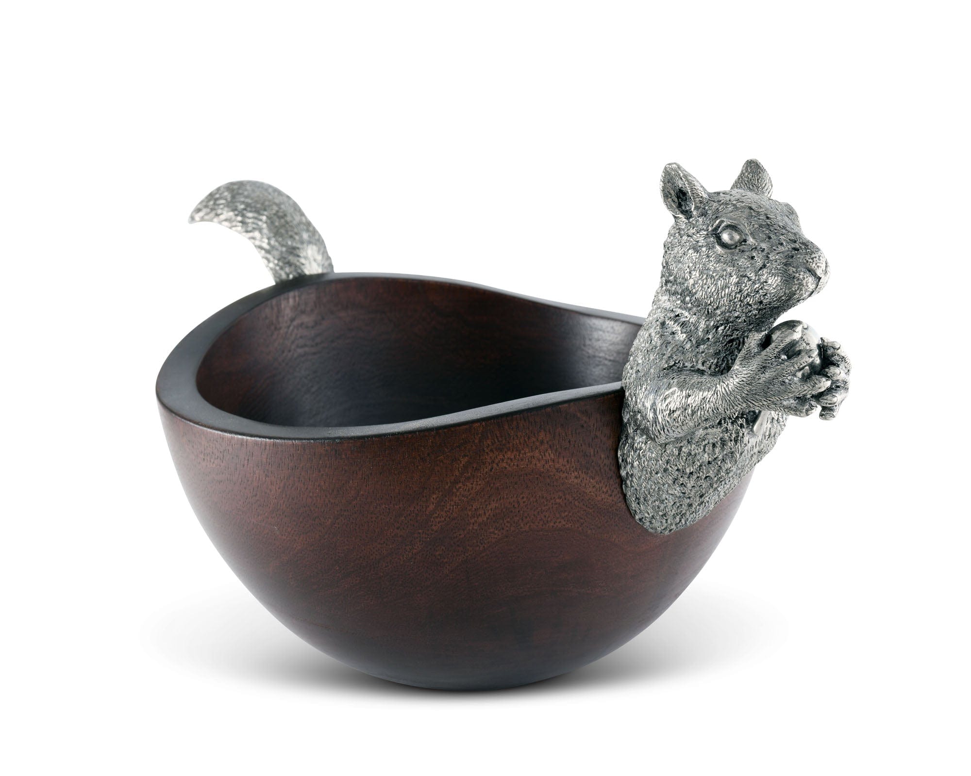 Vagabond House Woodland Creatures Squirrel Head and Tail Nut Bowl - Sm